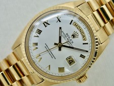 1969 Rolex 1803 "President" 18K relógio de pulso masculino ouro amarelo sólido 36 mm com manutenção comprar usado  Enviando para Brazil