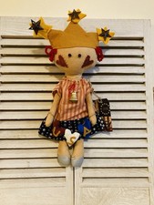 Usado, Boneca patriótica primitiva Lady Liberty 4 de julho feita à mão prateleira babá comprar usado  Enviando para Brazil