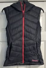 Banco. Chaqueta Chaleco Thinsulate Ligera Polyfill Capucha Puffer Negra Mujer XS segunda mano  Embacar hacia Argentina