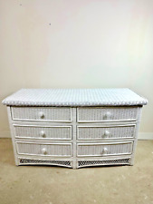 Commode galbée rotin d'occasion  Claye-Souilly