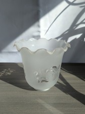 Vintage frosted glass for sale  NORWICH