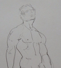 Expressive pencil drawing for sale  ABERYSTWYTH