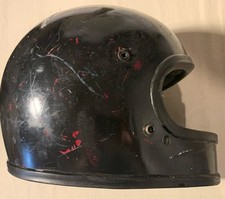 Usado, Capacete preto vintage Electro 2A pro series rosto inteiro MOTOCICLETA BICICLETA RATO GRANDE comprar usado  Enviando para Brazil