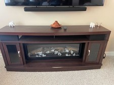 tv steel stand glass for sale  Ypsilanti