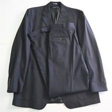 Terno masculino vintage Tommy Hilfiger feito nos EUA 42L 31x32 azul marinho 100% lã comprar usado  Enviando para Brazil