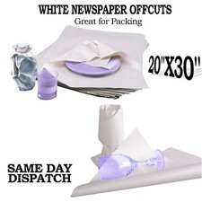 Newspaper offcuts white for sale  LONDON