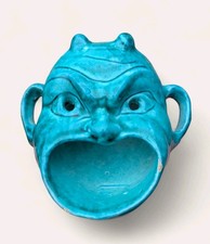 Vintage majolica turquoise for sale  STOCKPORT