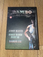 Rambo dvd trilogy for sale  CANVEY ISLAND