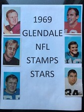 Selos GLENDALE 1969 - US$ 6,99 cada - VOCÊ ESCOLHE!!  Muitos jogadores e equipes comprar usado  Enviando para Brazil