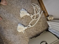 Cream rope curtain for sale  STOKE-ON-TRENT