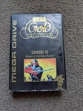 Shinobi III 3 Return Of The Ninja Master Sega Mega Drive jogo PAL SEM MANUAL, usado comprar usado  Enviando para Brazil