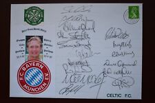 Capa de jogo de futebol Glasgow Celtic totalmente assinada v Bayern de Munique futebol 1997 FDC comprar usado  Enviando para Brazil