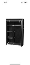 Canvas fabric wardrobe for sale  STIRLING