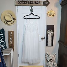 Evening dress white for sale  Bainbridge