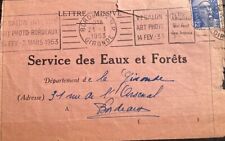 Lettre missive 1953 d'occasion  Agen