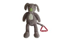 Peluche chien gris d'occasion  France