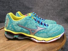 Tênis de corrida Mizuno Wave Creation 16 feminino tamanho 10.5 azul amarelo comprar usado  Enviando para Brazil