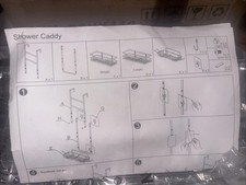 Hanging shower caddy for sale  Compton