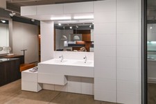 White modern vanity for sale  Paterson