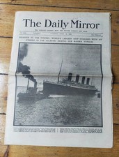 Daily mirror titanic for sale  WALLASEY