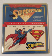 Superman temporary tattoos for sale  Henrico