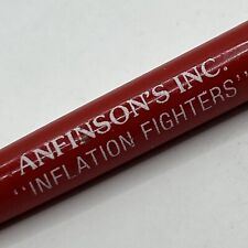 Bolígrafo de colección Anfinson's Inc. "Inflation Fighters" segunda mano  Embacar hacia Argentina