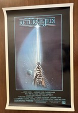Star Wars Return of the Jedi Original One Sheet Saber Poster 27 x 41 QUASE PERFEITO comprar usado  Enviando para Brazil