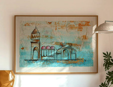Quadro astratto dipinto usato  Palermo