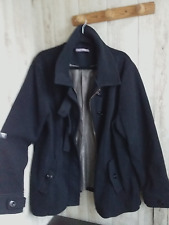 Veste manteau noir d'occasion  Condé-sur-Noireau