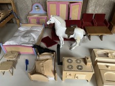 Puppenhaus set zubehör gebraucht kaufen  Neukirchen