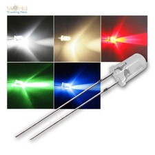 12 V LEDs 5mm wasser-klar, Leuchtdioden anschlussfertig an 12 Volt, LED 12V 5 mm comprar usado  Enviando para Brazil