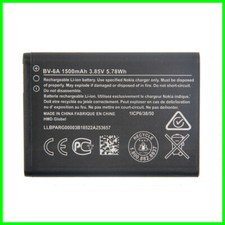 Akku für Nokia 2720 Flip / 8110 Ersatzakku Batterie Battery BV-6A 1500mAh comprar usado  Enviando para Brazil
