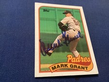 mark grant signed padres card for sale  Scottsdale