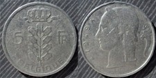 Belgium francs 1949 usato  Vobarno