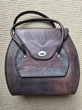 Vintage leather brown for sale  SOUTHAMPTON
