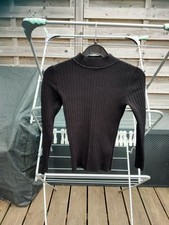 Black ribbed lightweight for sale  HORSHAM