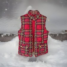 Colete acolchoado acolchoado St Johns Bay feminino pequeno vermelho em excelente estado usado comprar usado  Enviando para Brazil