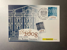 2008 cartolina filatelica usato  Roma