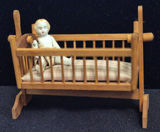 Shackman wooden cradle for sale  Fair Oaks