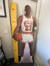 Usado, Antigo Michael Jordan papelão recortado tamanho real medida 1987 Chicago Bulls comprar usado  Enviando para Brazil