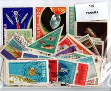 Lot 100 timbres d'occasion  Panissières
