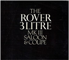 Rover mkiii 3.0 for sale  WORKSOP