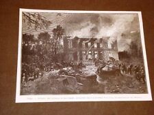 Incendio del castello usato  Villarosa