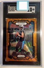 2023 Panini Prizm: Bryce Young (RC) Orange Lazer #311 - SGC 10 - Panthers Rookie comprar usado 2023 Panini Prizm: Bryce Young (RC) Orange Lazer #311 - SGC 10 - Panthers Rookie comprar usado  Enviando para Brazil