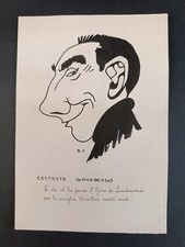 Caricatura costante girardengo usato  Italia