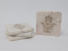 Marble coasters hamsa for sale  Ontario