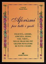 Libro aforismi per usato  Ragusa