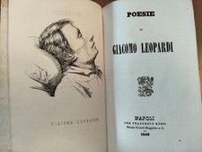 Poesie giacomo leopardi usato  Italia