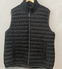 Colete acolchoado masculino IZOD tamanho XL preto logotipo bolsos comprar usado  Enviando para Brazil