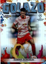 2021-22 Topps Chrome UEFA Golazo Holo #G-3 Dominik Szoboszlai RB Leipzig comprar usado  Enviando para Brazil